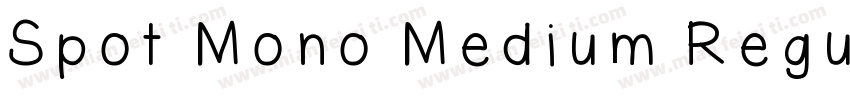 Spot Mono Medium Regular字体转换